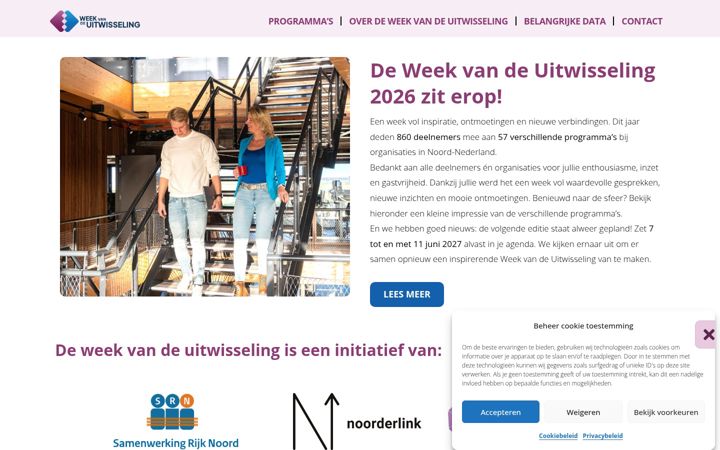 Képernyőkép: deweekvandeuitwisseling.nl
