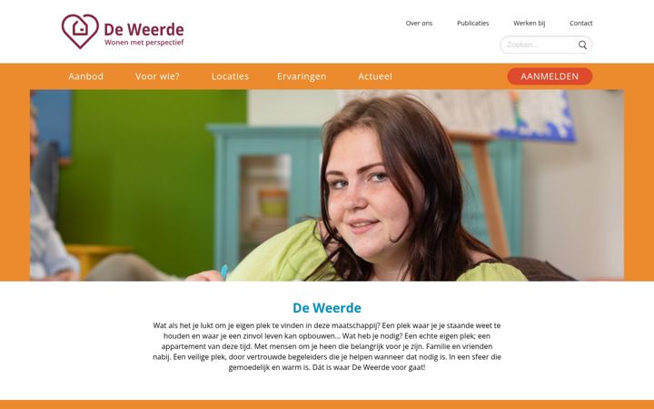 Képernyőkép: deweerde.nl