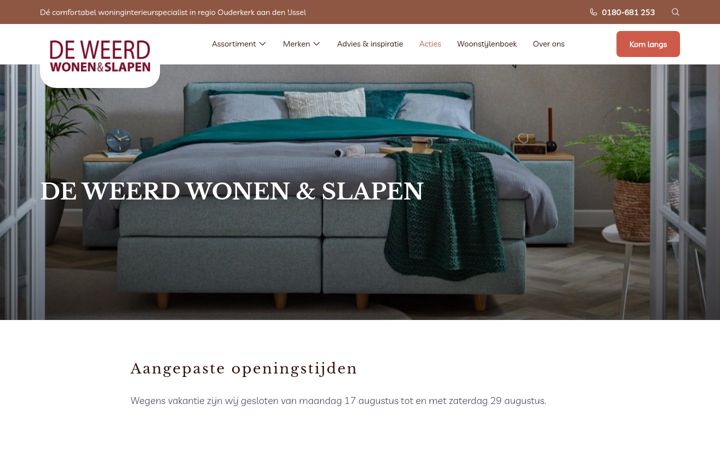 Képernyőkép: deweerdwonenenslapen.nl