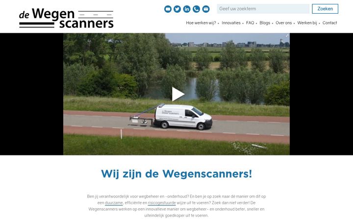 Captura de ecrã de dewegenscanners.nl