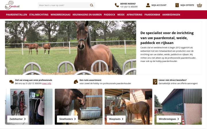 Captura de ecrã de deweidewinkel.nl