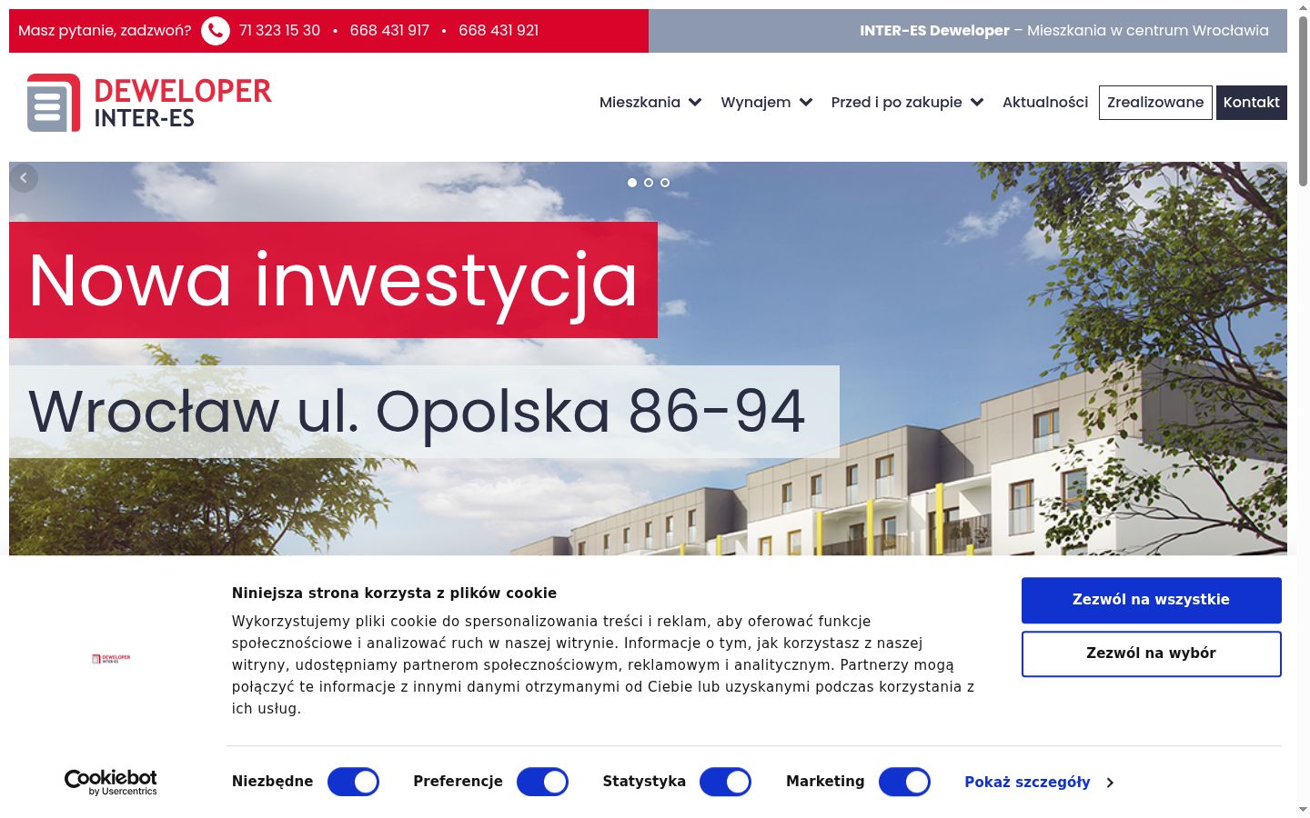 Snímek obrazovky baneru souhlasu zobrazeného před jakoukoli interakcí