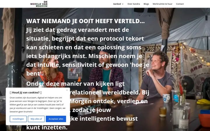 Captura de ecrã de dewereldvanmorgen.nl