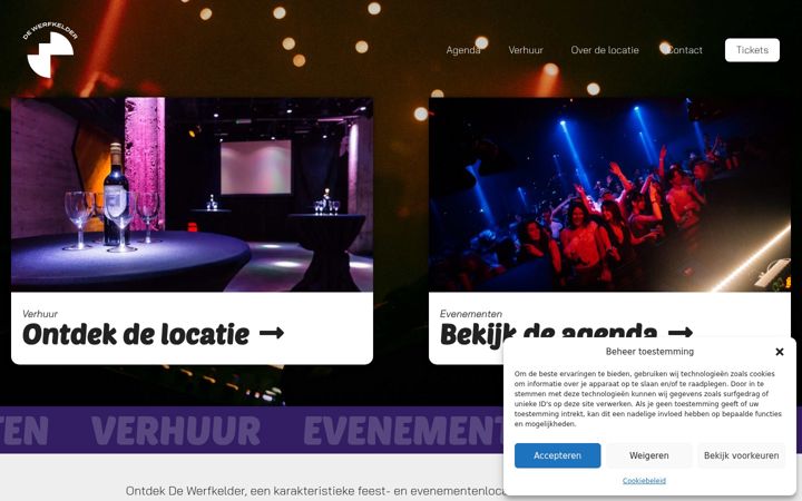 Captura de ecrã de dewerfkelder.nl