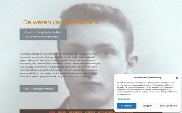 Képernyőkép: dewezenvanamsterdam.nl