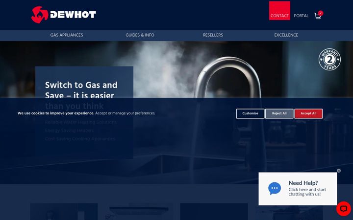 Ekrānuzņēmums no dewhot.co.za