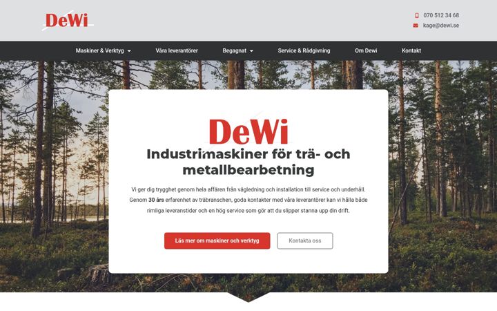 Screenshot di dewi.se
