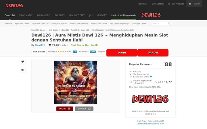 Ekrano kopija dewi126.org