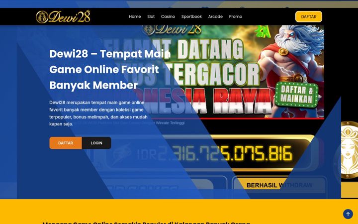 Screenshot van dewi28.net