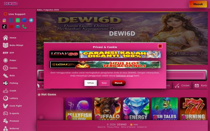 Zrzut ekranu dewi6d.net