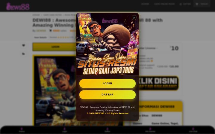 Zrzut ekranu dewi88dana.net