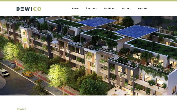 Screenshot of dewico-bau.de