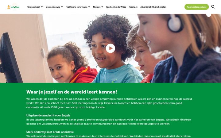 Screenshot of dewilge.nl