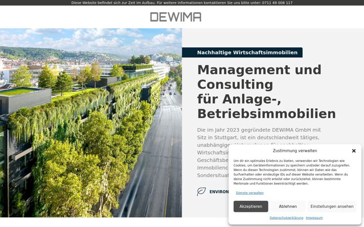 Screenshot of dewima.de