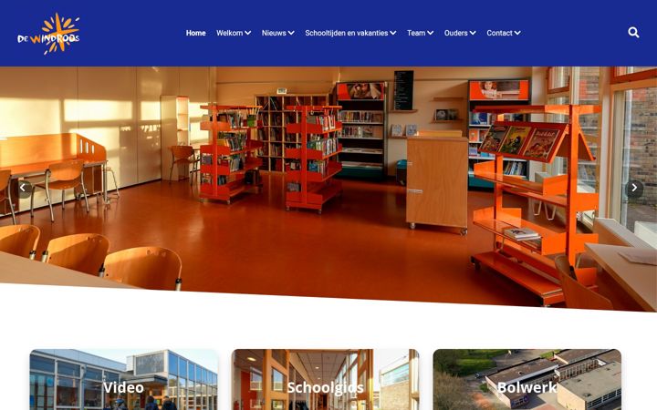 Screenshot of dewindroos-hellevoetsluis.nl