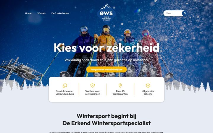 Screenshot of dewintersportspecialist.nl
