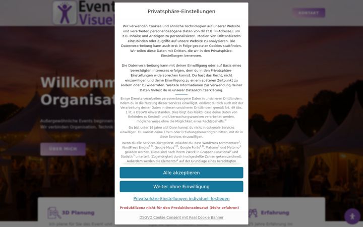 Screenshot of dewis-tribuenen.de