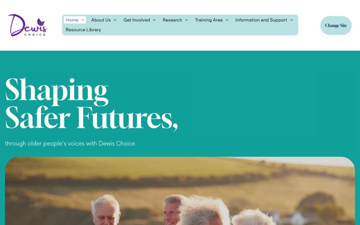 Screenshot von dewischoice.org.uk