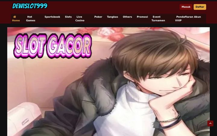 Screenshot of dewislot999.com