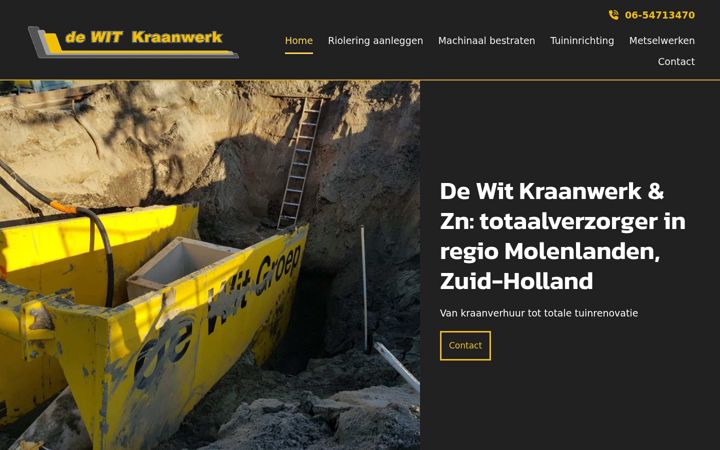 Screenshot of dewit-kraanwerk.nl