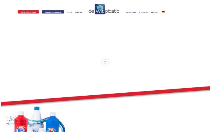 Screenshot of dewitplastic.nl