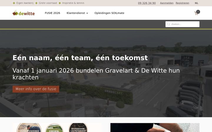 Screenshot of dewitte-bv.be