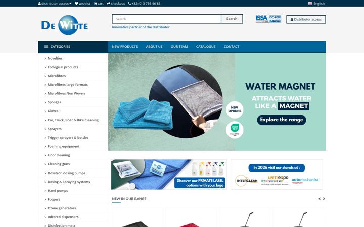Screenshot of dewitte.com