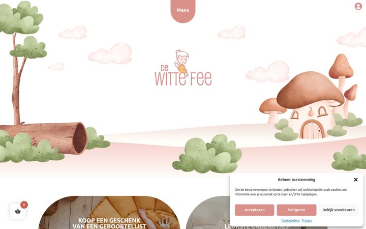 Screenshot of dewittefee.be