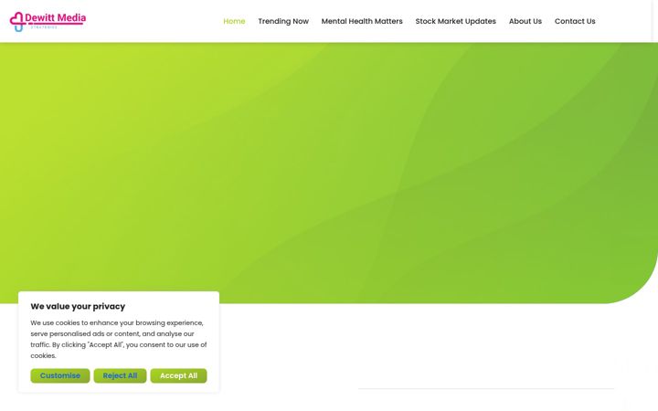Screenshot of dewittmediastrategies.com