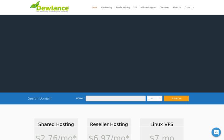 Captura de ecrã de dewlance.com