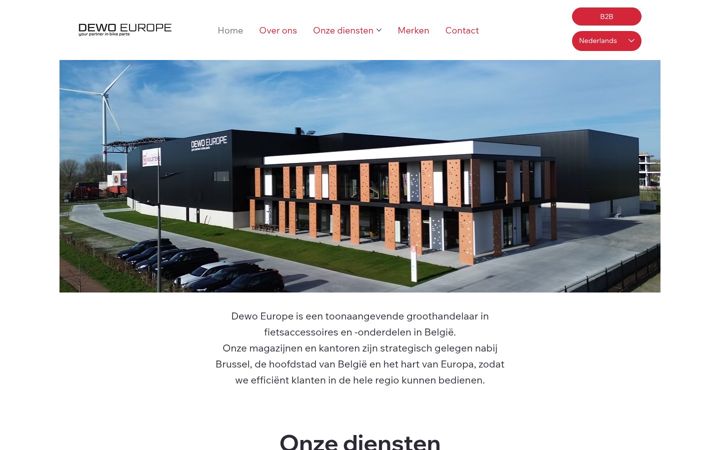 Screenshot of dewo-europe.com