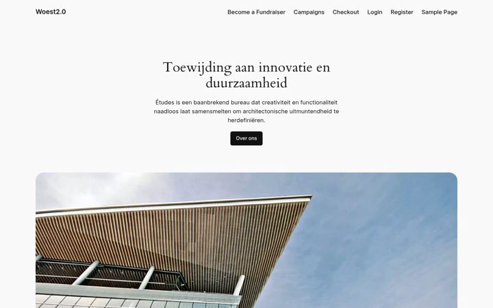 Screenshot of dewoestegrond.org