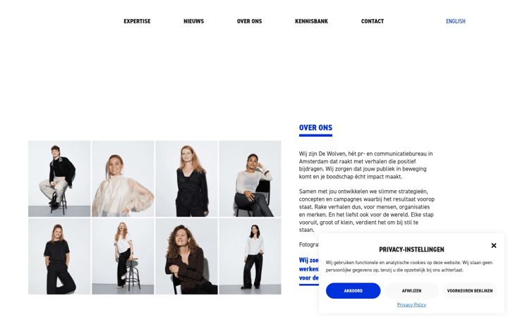 Screenshot of dewolven.com
