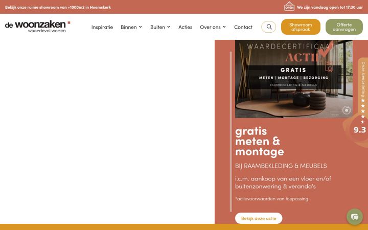Screenshot of dewoonzaken.nl