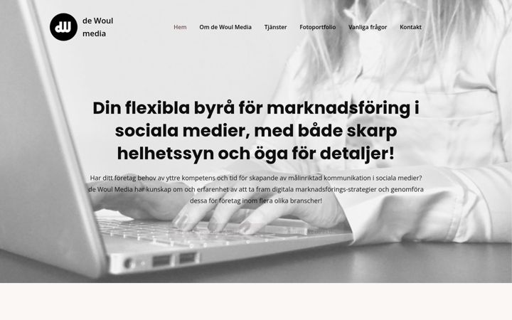 Screenshot di dewoulmedia.se
