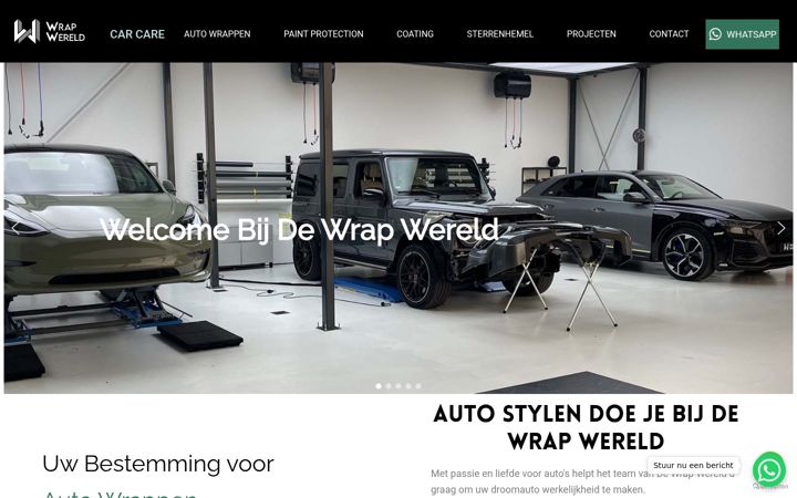 Skjermbilde av dewrapwereld.nl