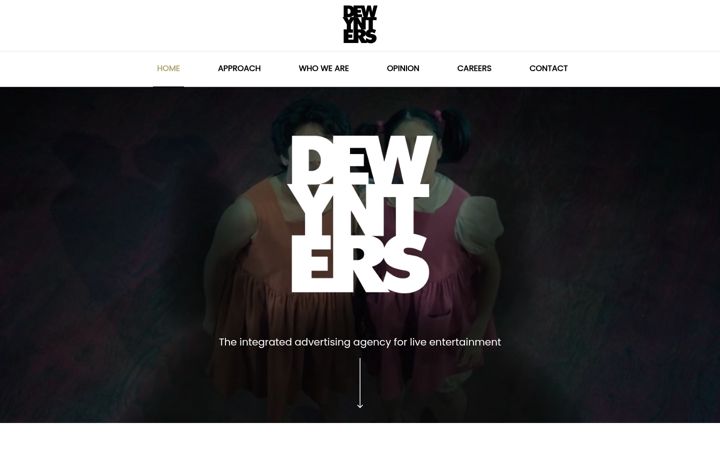 Screenshot of dewynters.com
