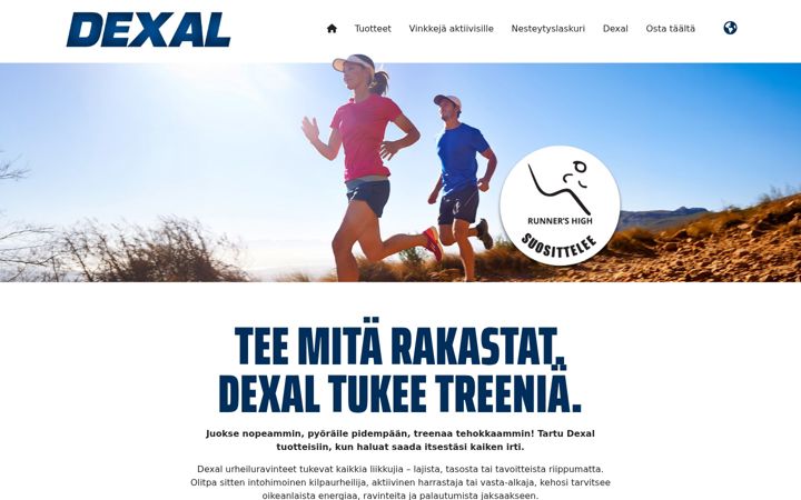 Zrzut ekranu dexal.fi
