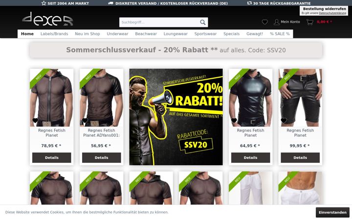 Zrzut ekranu dexer.de