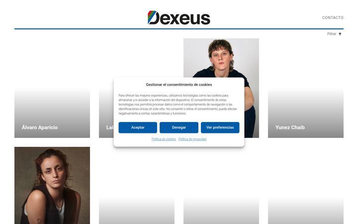 Ekrano kopija dexeusrepresentacion.es