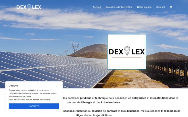 Screenshot of dexlex.fr