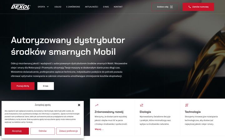 Snímek obrazovky dexol.pl