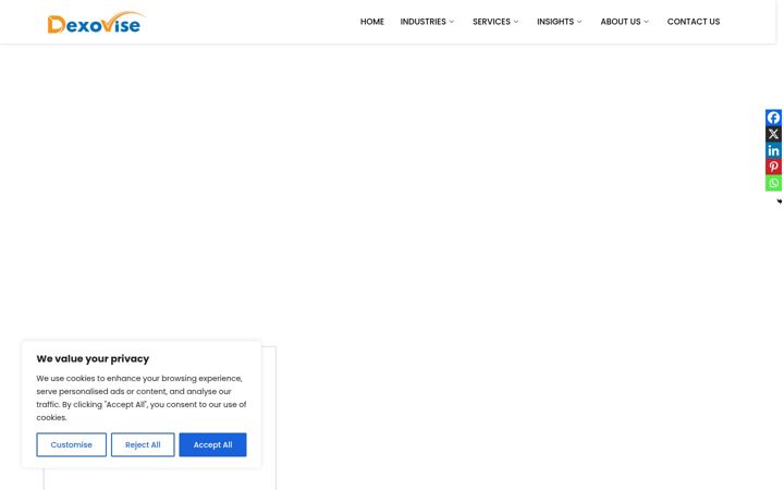 Screenshot of dexovise.com