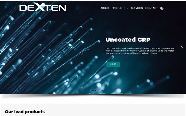 Screenshot of dexten.com