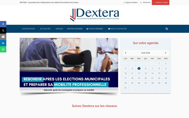 Екранна снимка на dextera.fr