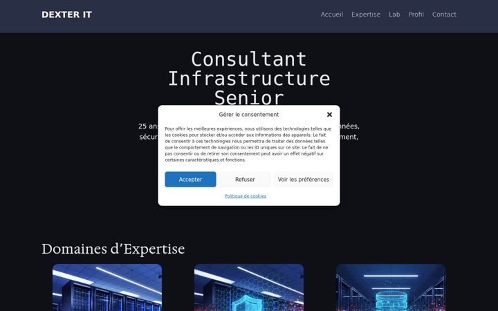Screenshot of dexterit.fr