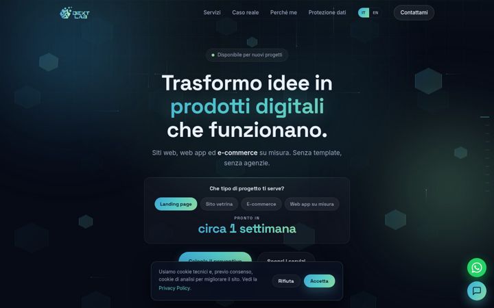 Screenshot of dextlab.it