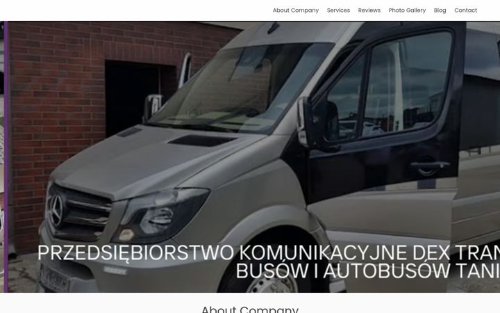 Screenshot ta' dextrans.pl