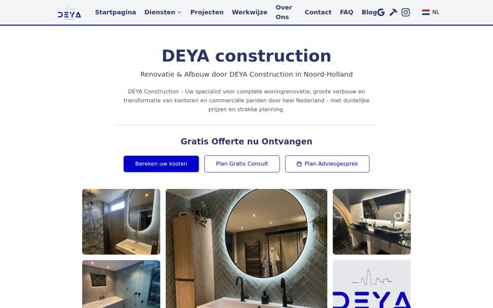 Screenshot of deya-co.nl