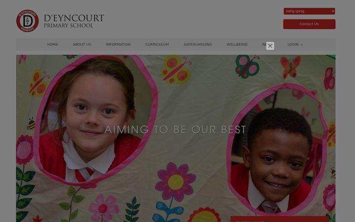 Ekrano kopija deyncourtprimary.org